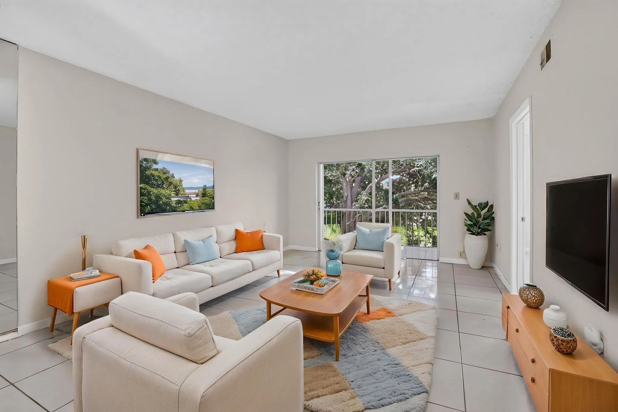 Living Area Staged