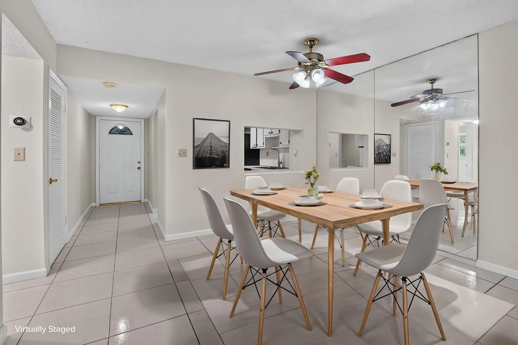 Dining Area Staged