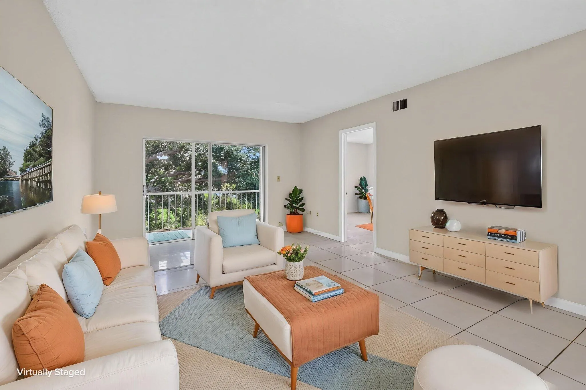 Living Area Staged