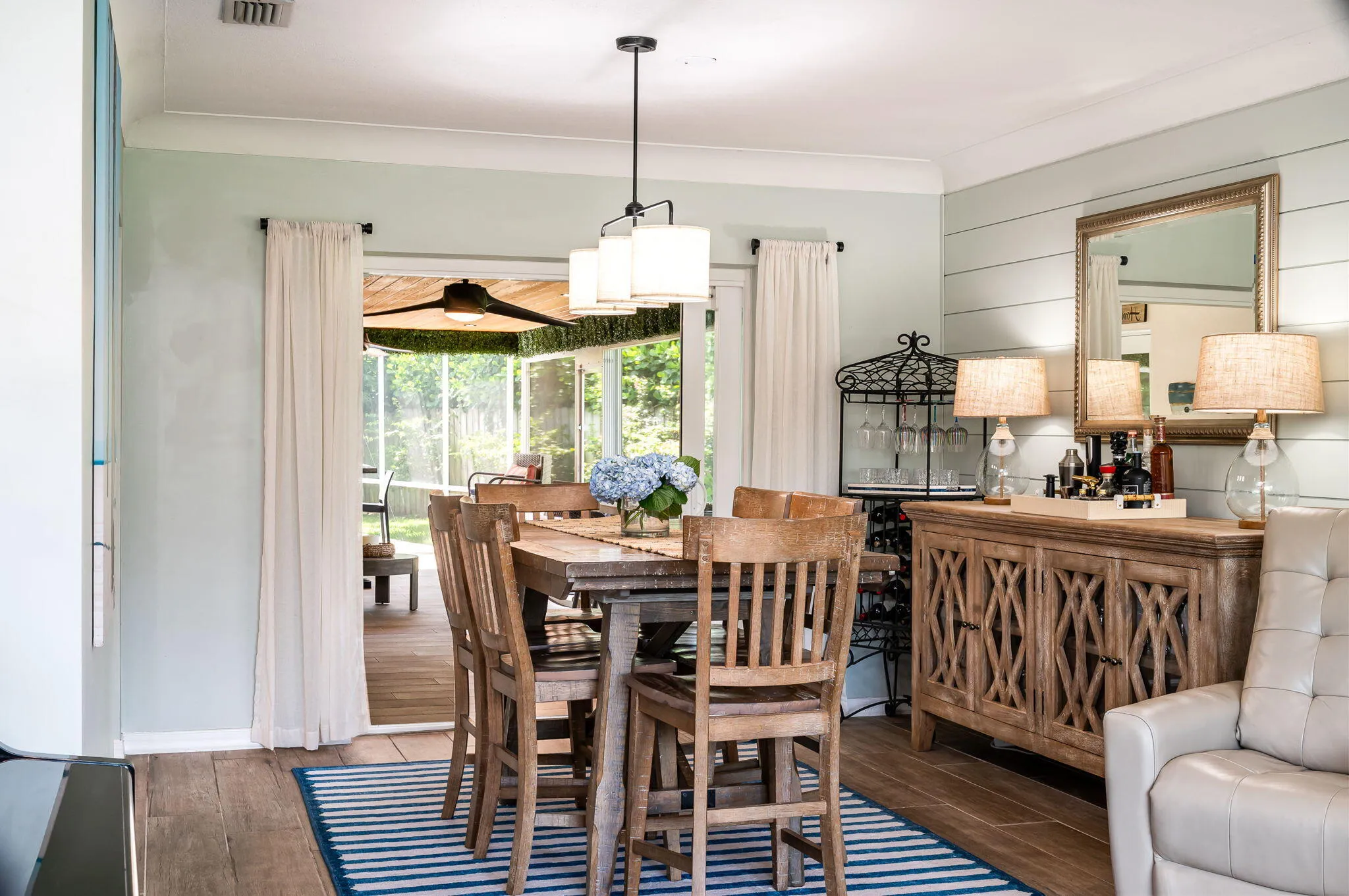 Formal dining room that leads to your outdoor living space