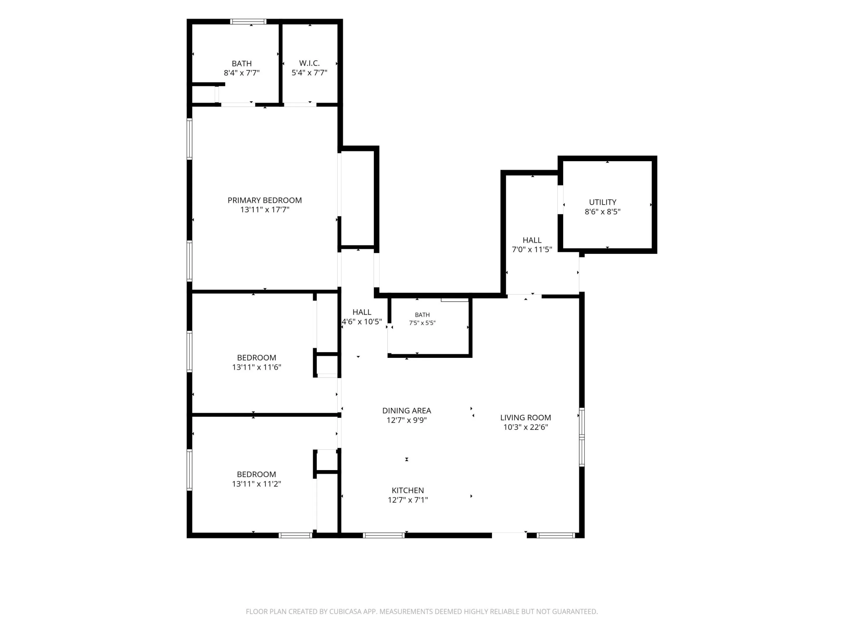 MAIN HOUSE ONLY Floor Plan