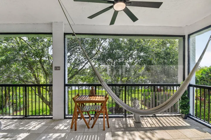Screened in Balcony off of Primary