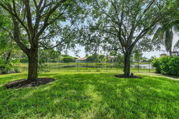 Backyard with Lake View