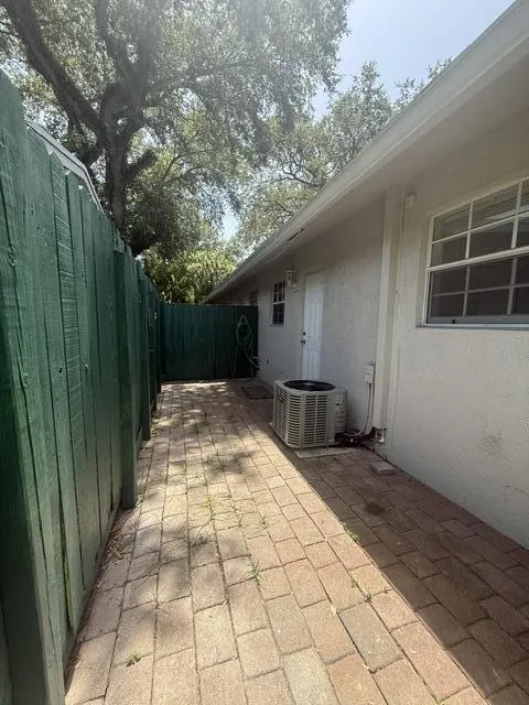 Private patio