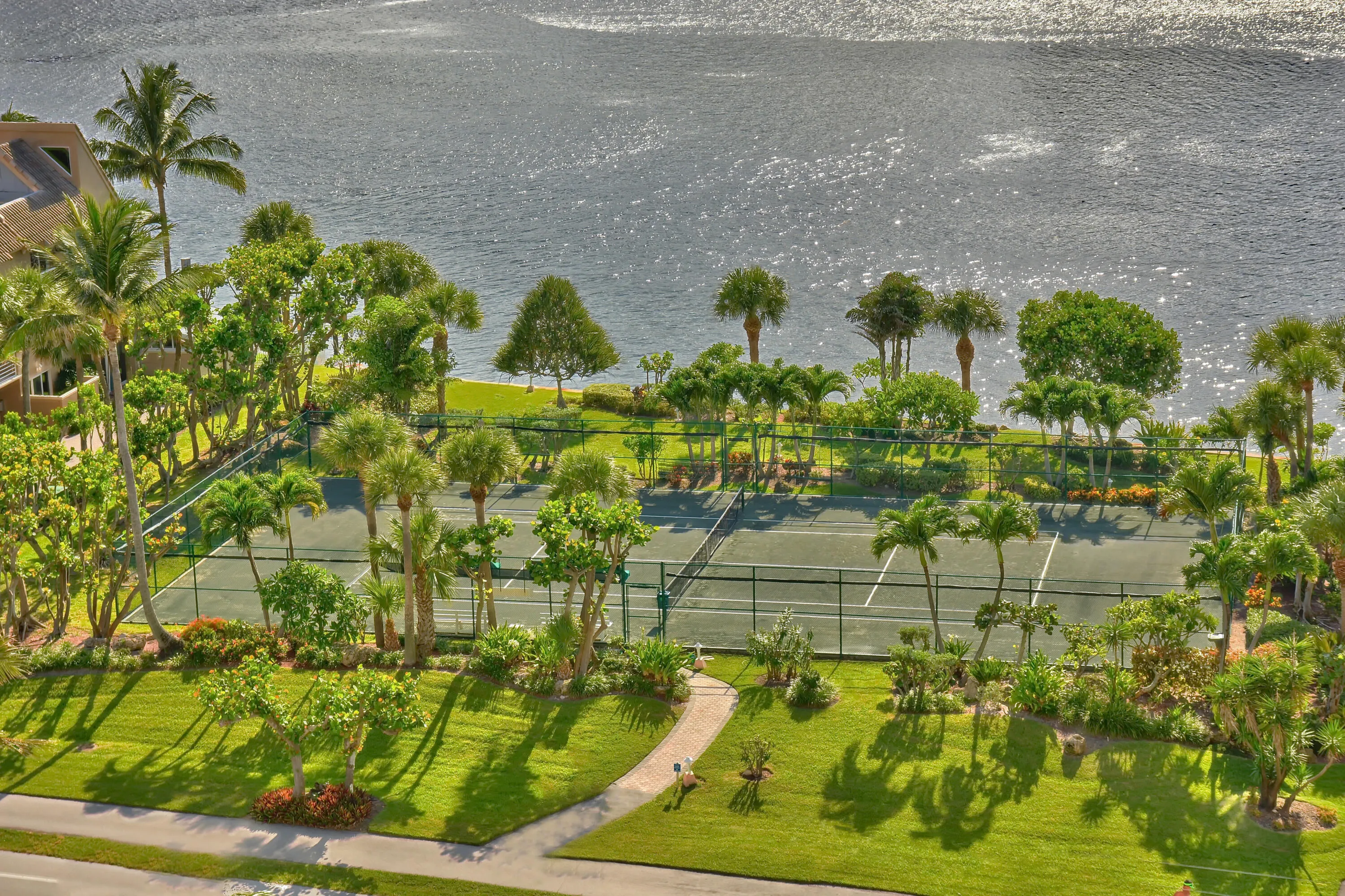 TWO TENNIS COURTS - INCLUDING PICKLEBALL