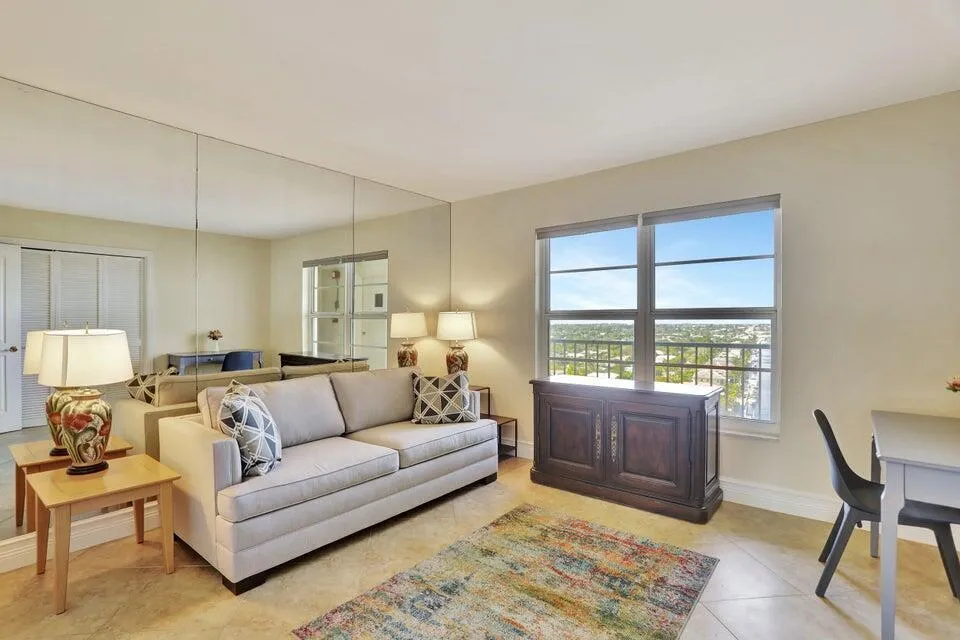 Incredible view down the intracoastal from second bedroom window.