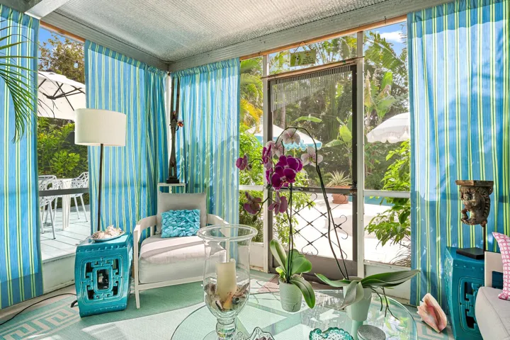 Covered and screened Porch