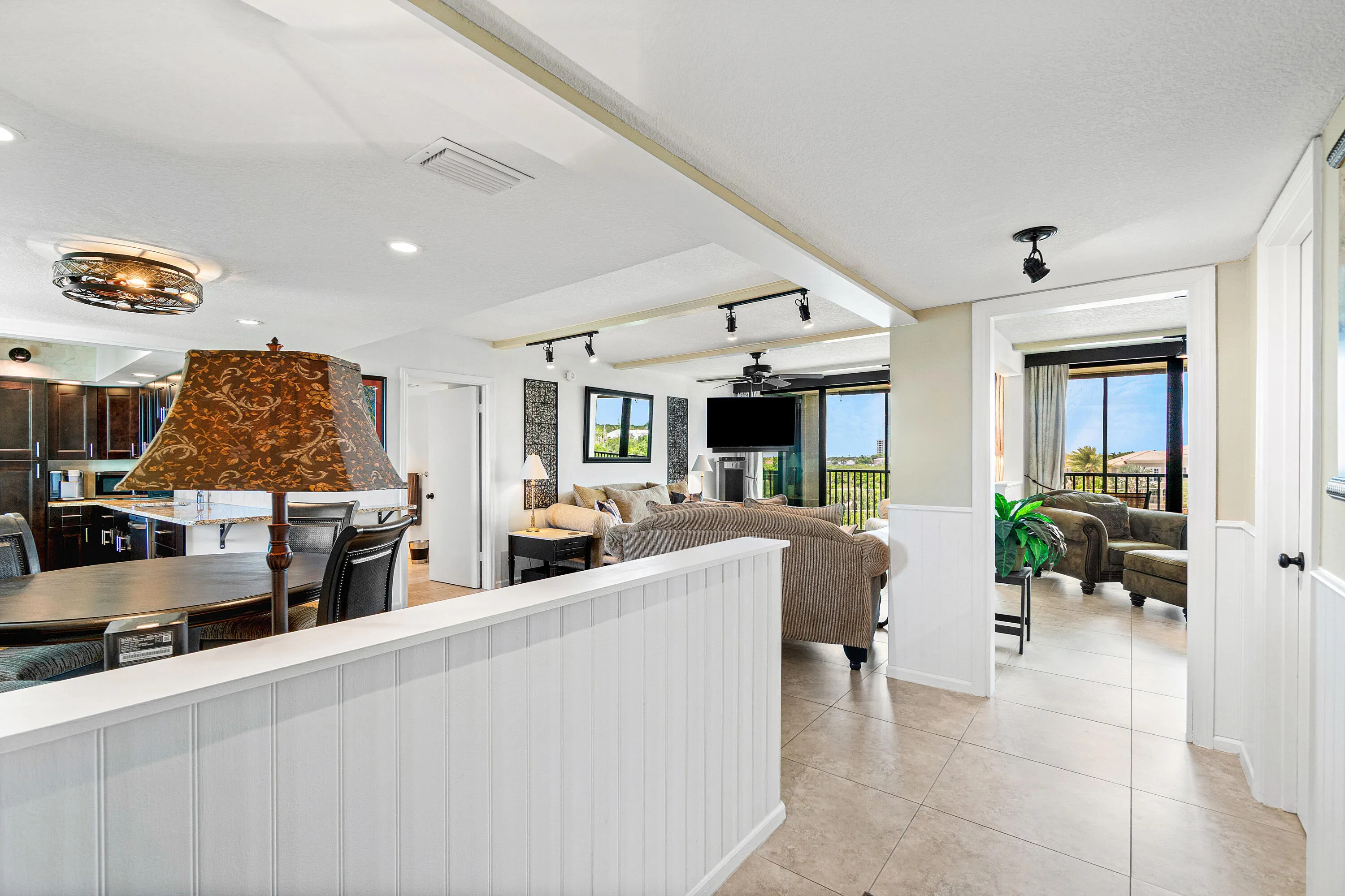entry to dining and living area