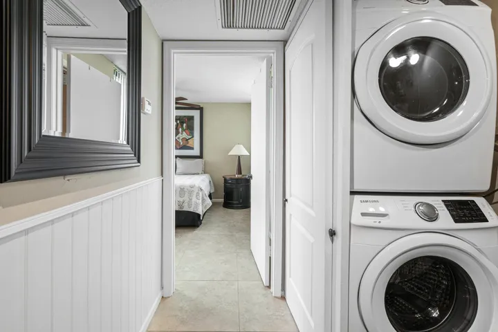 laundry to first bedroom