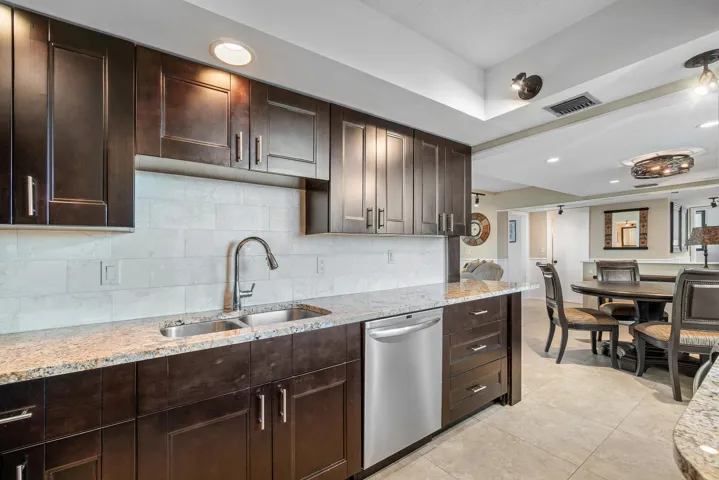kitchen to dining room view