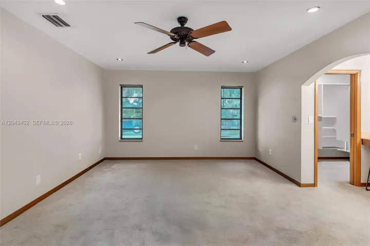 MASTER BEDROOM WITH EXTERIOR DOOR