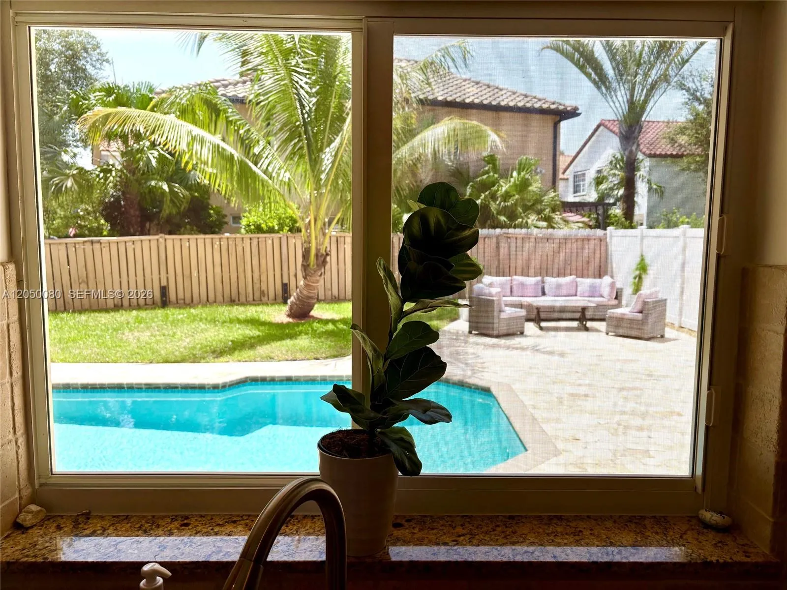 View of the pool