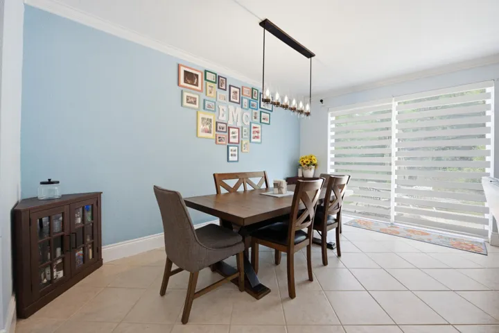 Zebra Blinds throughout