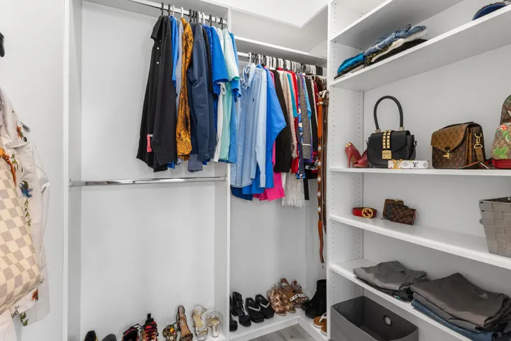 built out closet