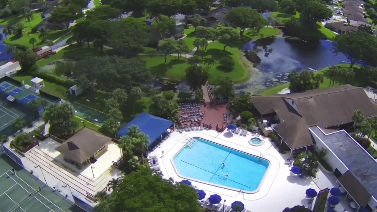 Arial View Of Pool