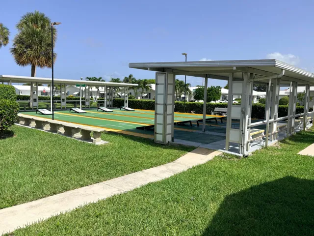 THERE IS SHUFFLEBOARD, CORN HOLE, BOCCE BALL, GOLF AND MORE TO PLAY