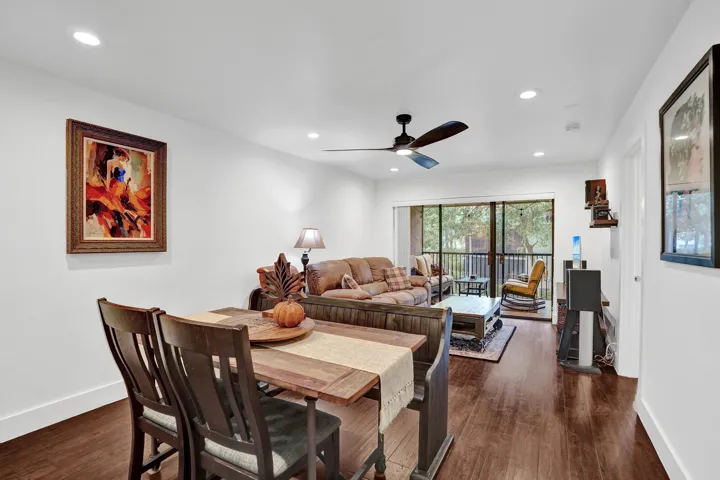 Open-concept living space