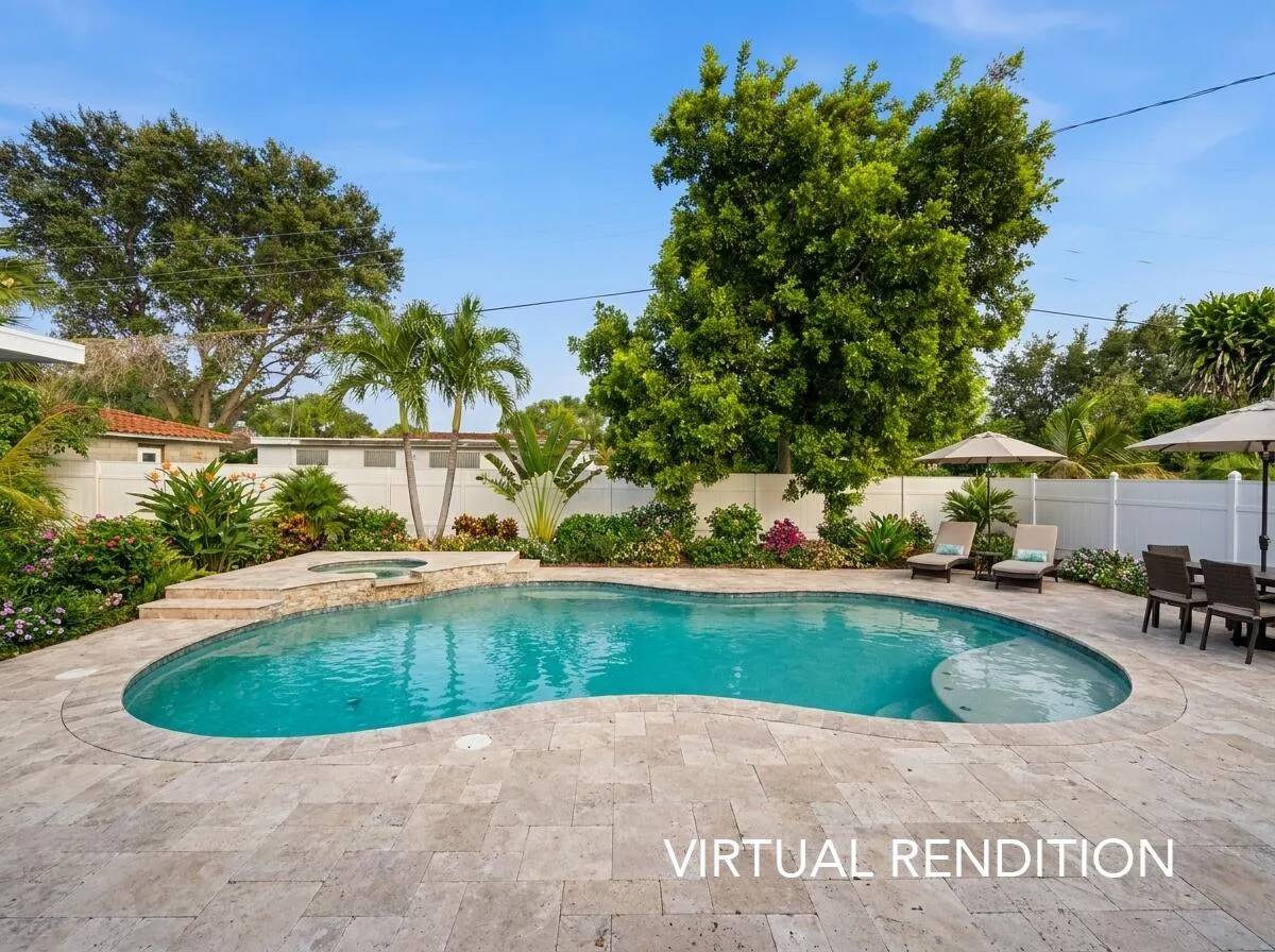 Plenty of room for a pool!