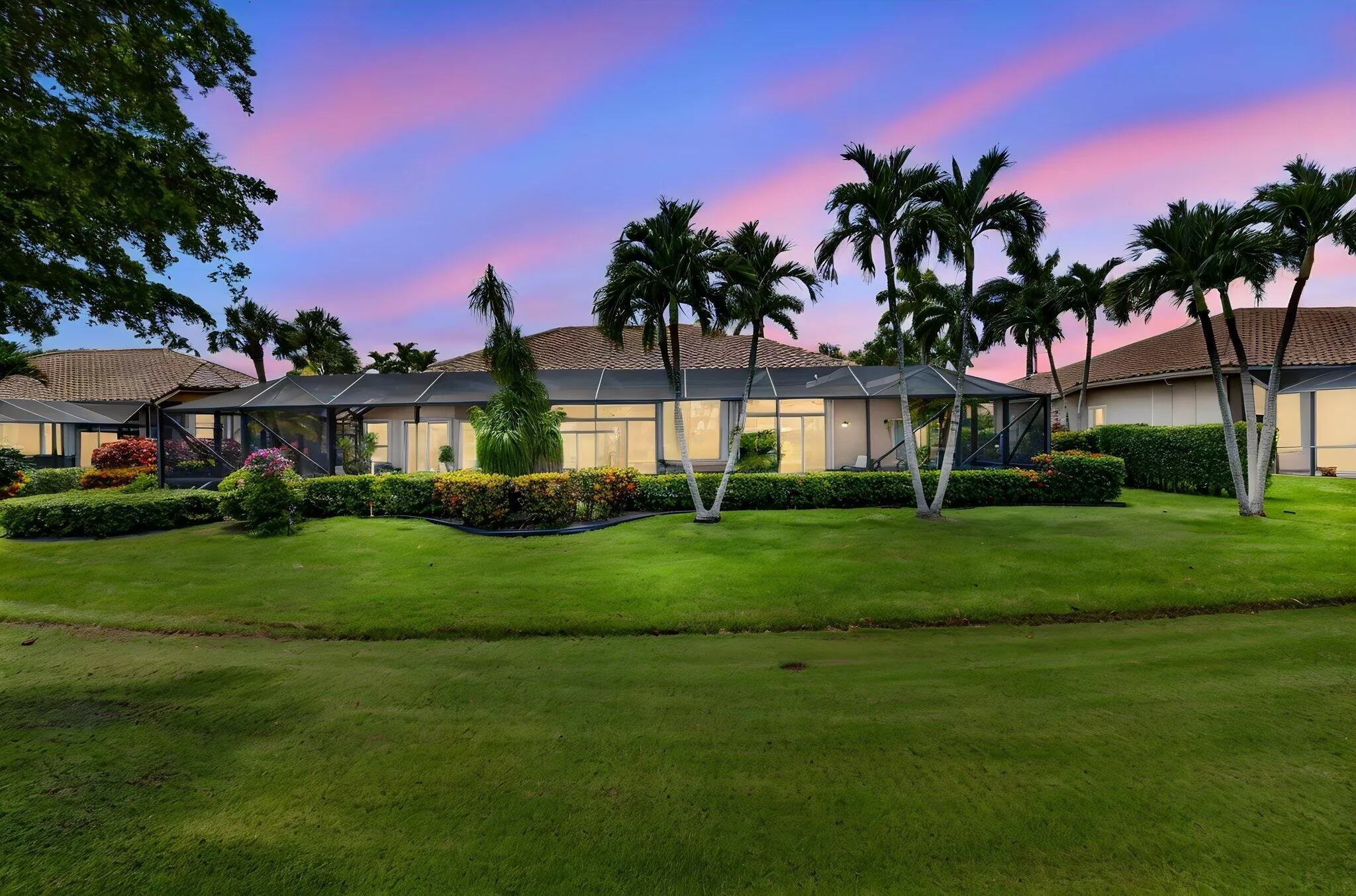 exterior back twilight