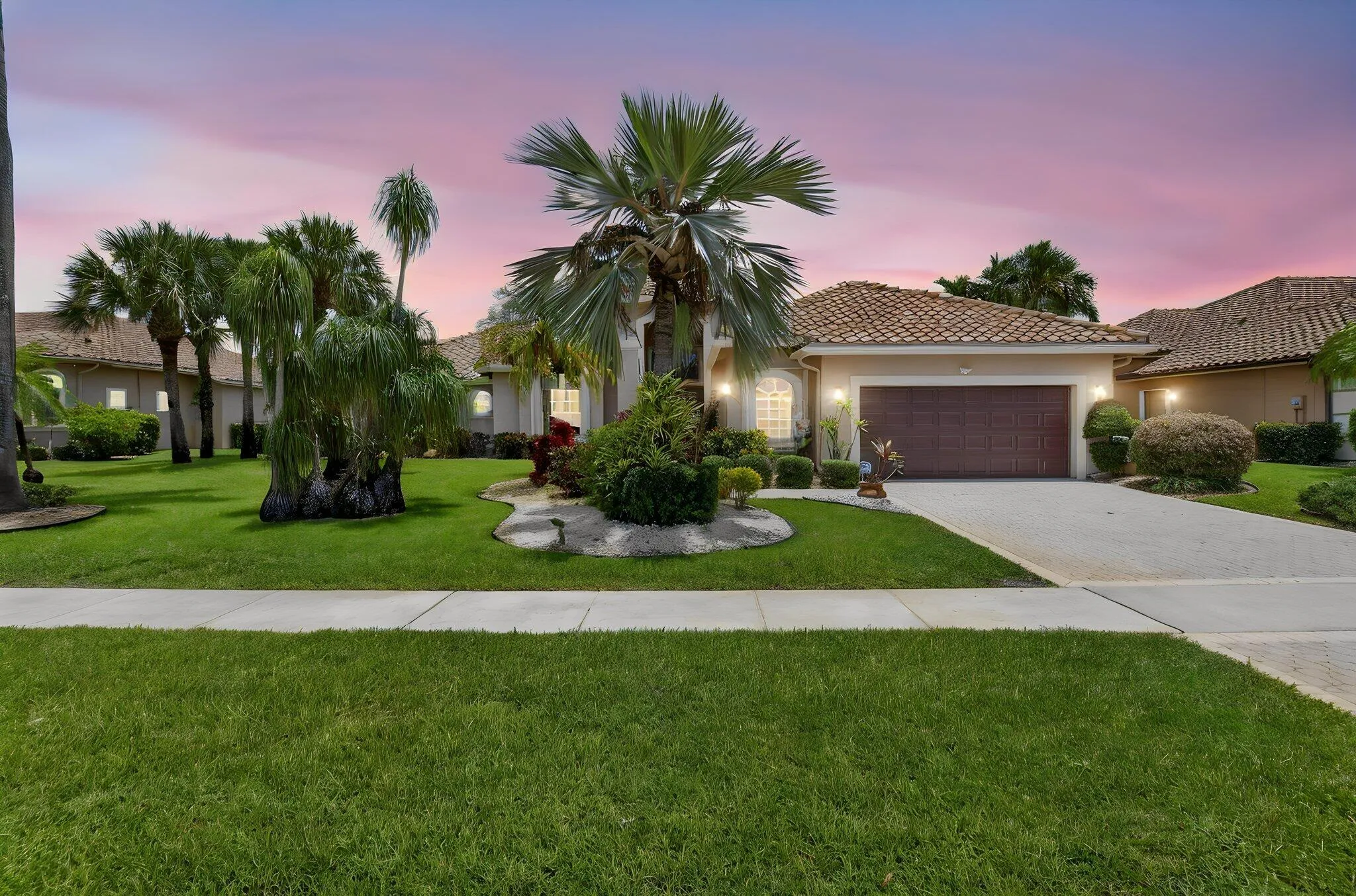 exterior front twilight