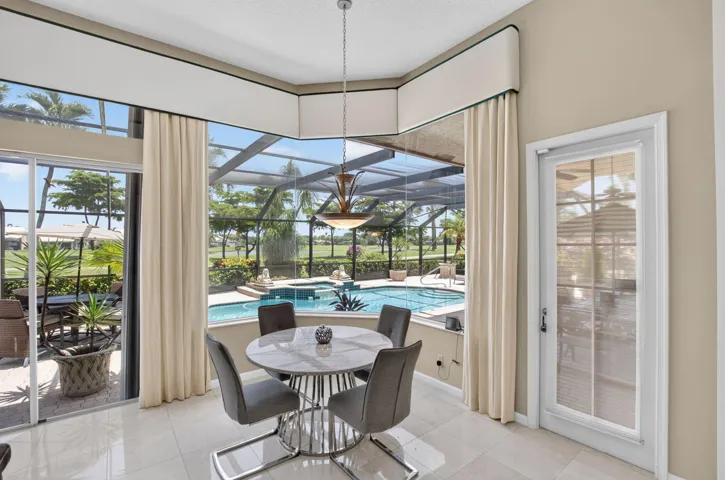 informal dining with a view