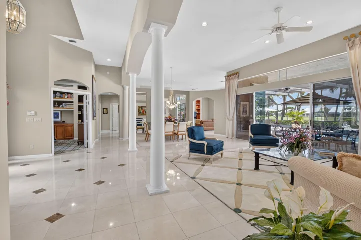 view into great room