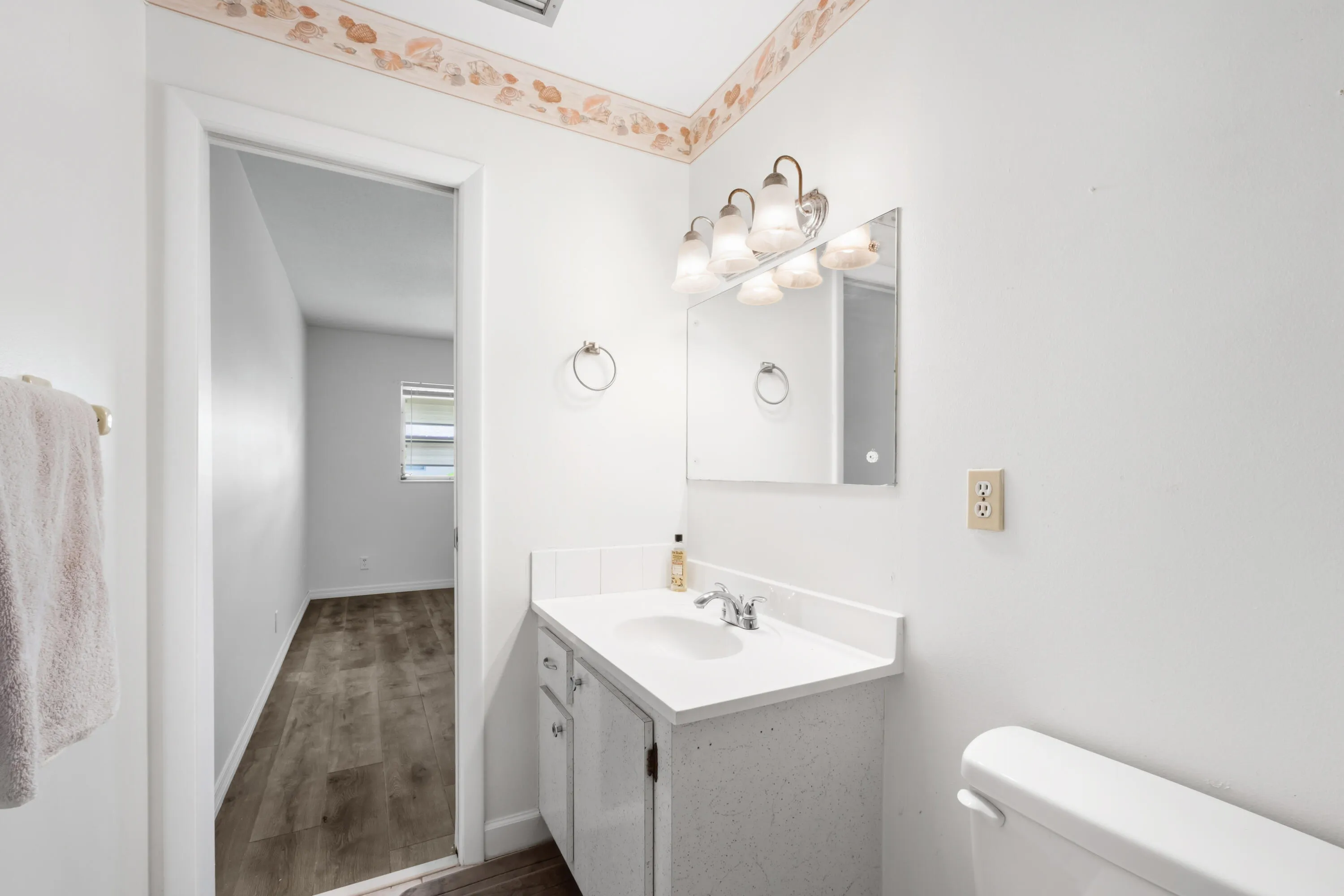 Master bath looking into Mater Bedroom