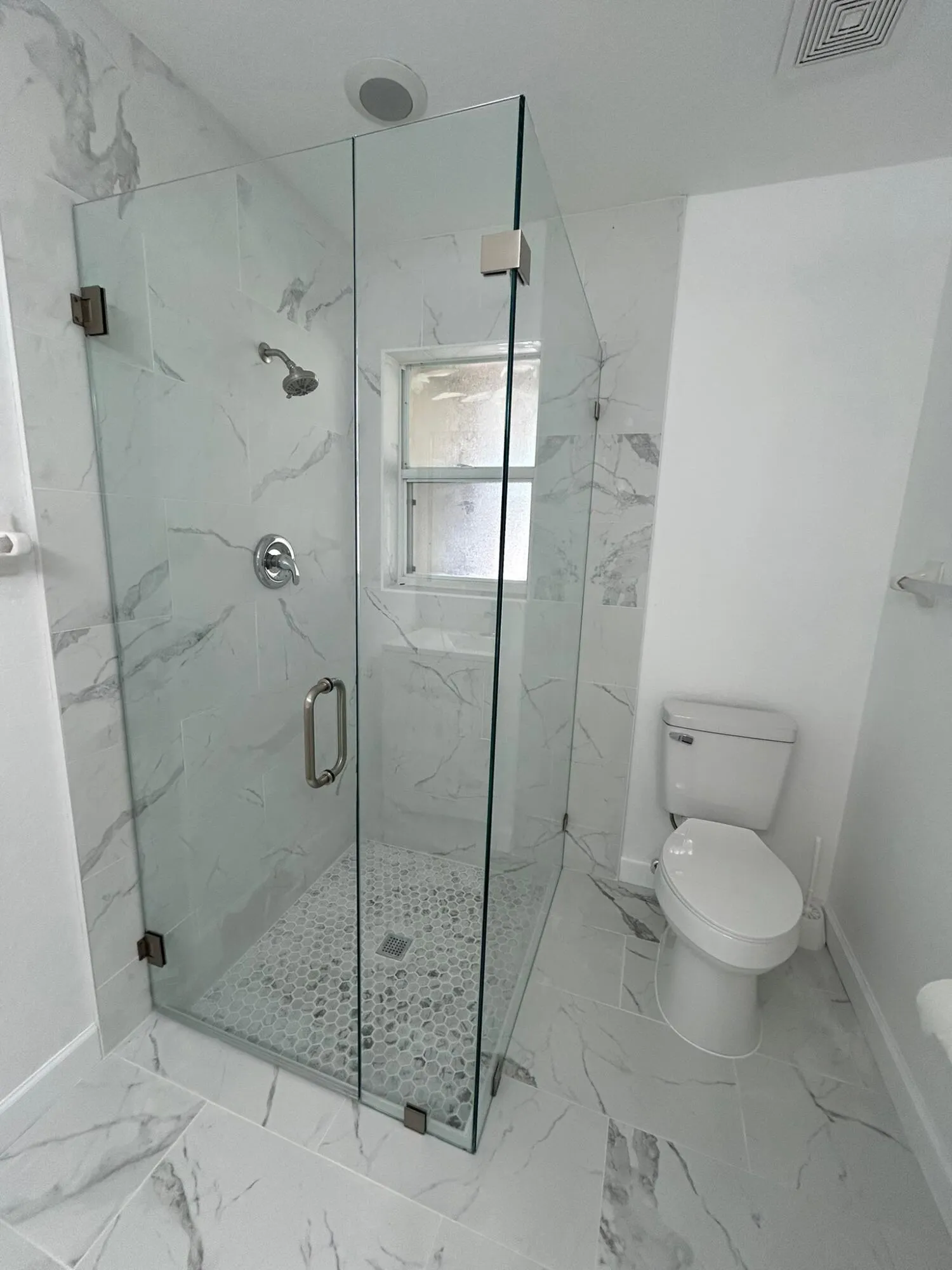 Master shower