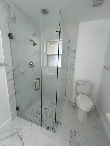 Master shower