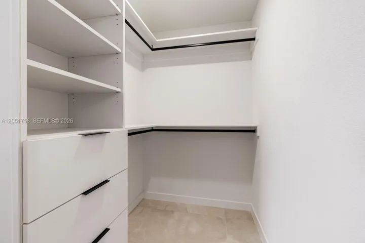 California Closet style, only on select homes