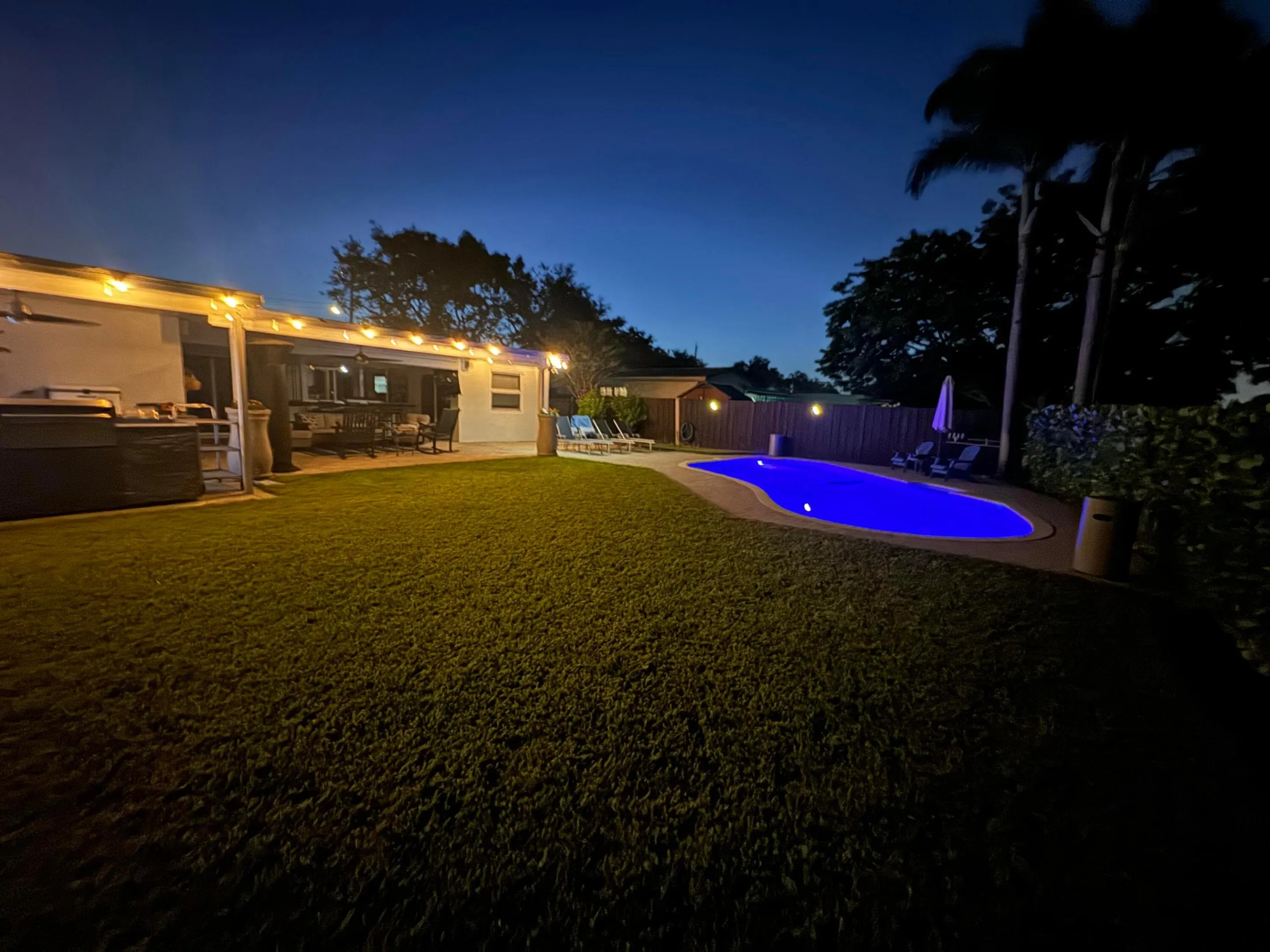 Night Time Lit up.