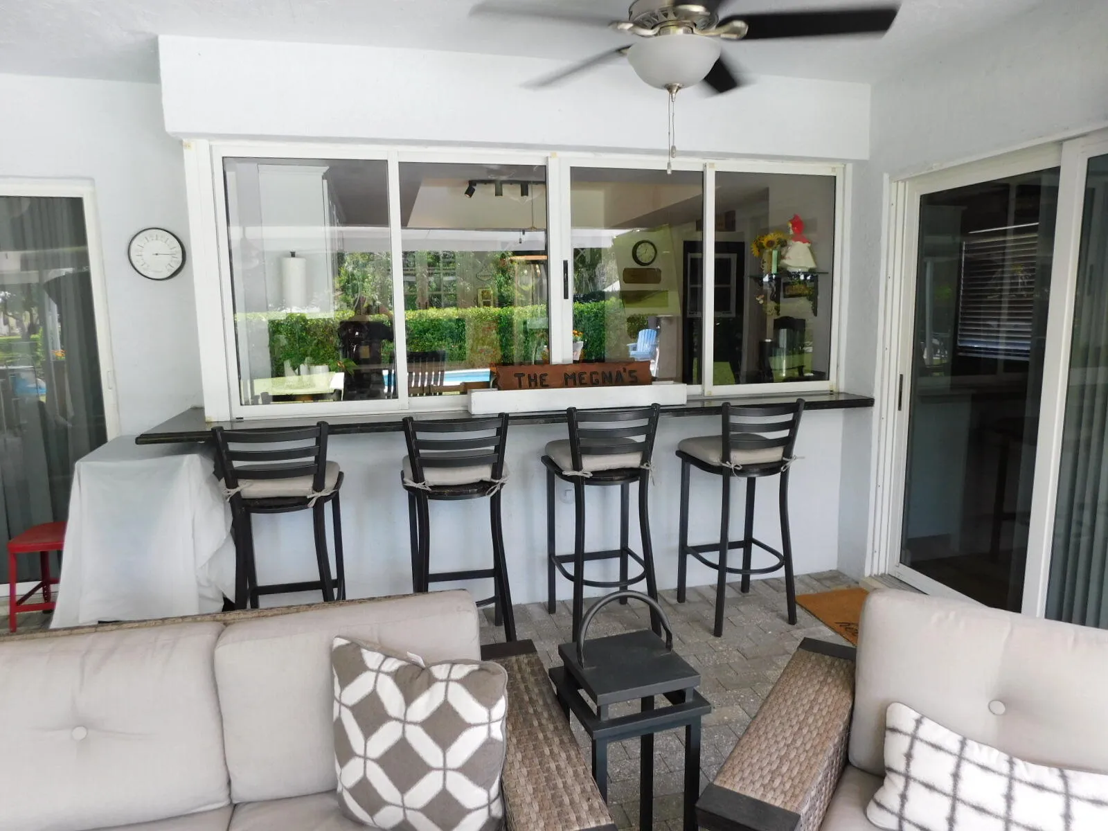 Outside Patio Pass Through