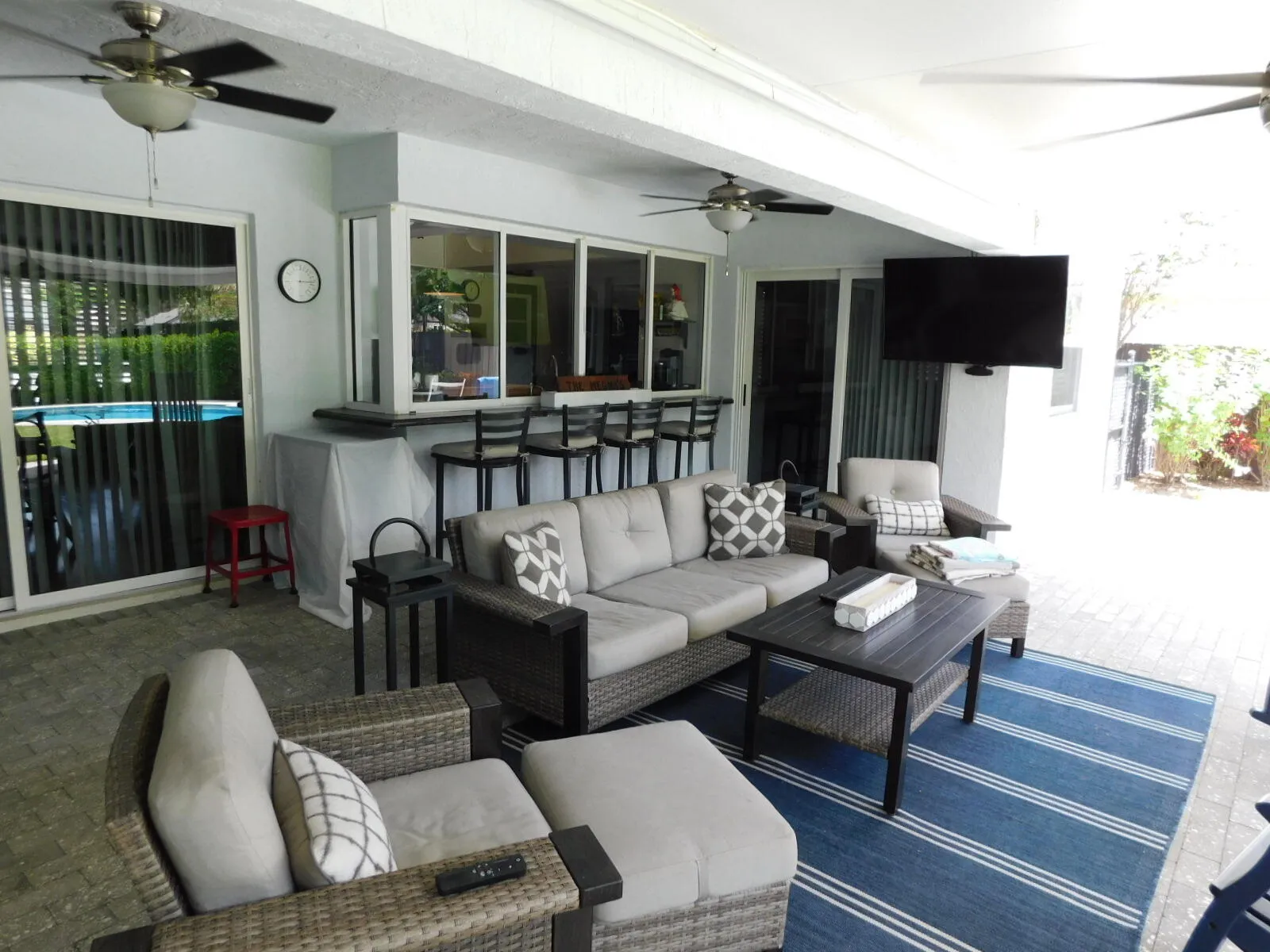 Covered Patio Area