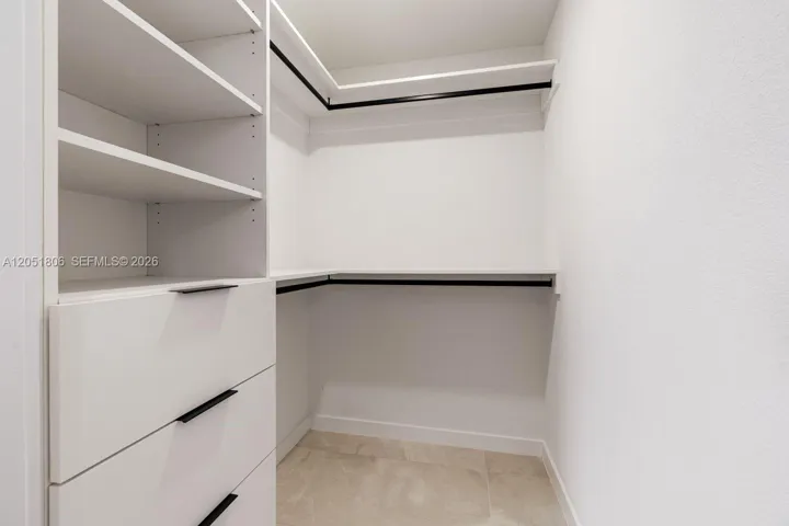 California Closet style, only on select homes