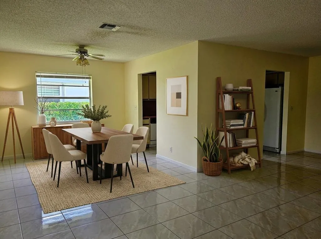 Staged Dining and Living Room