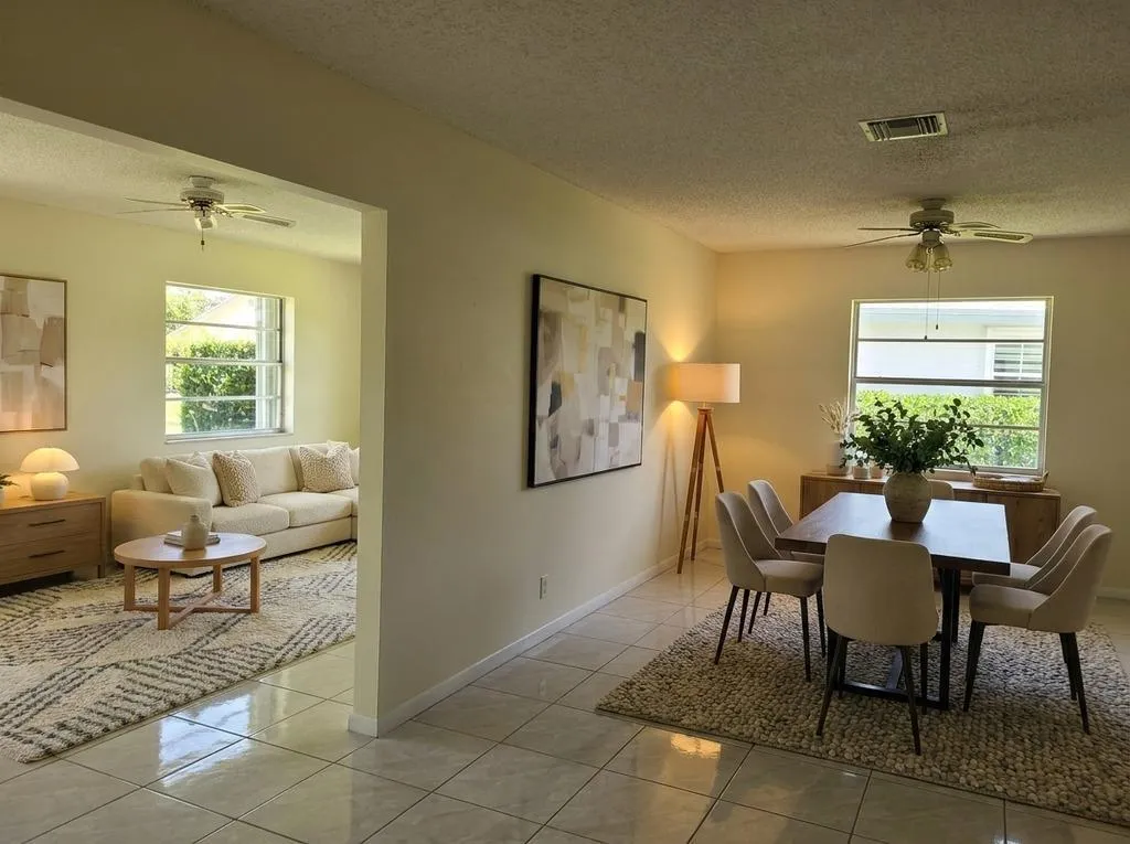 Staged Dining and Sunroom