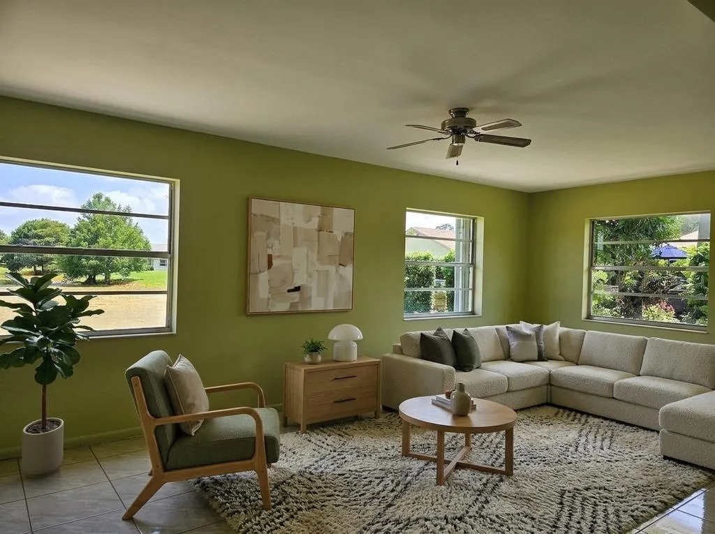 Staged Sunroom