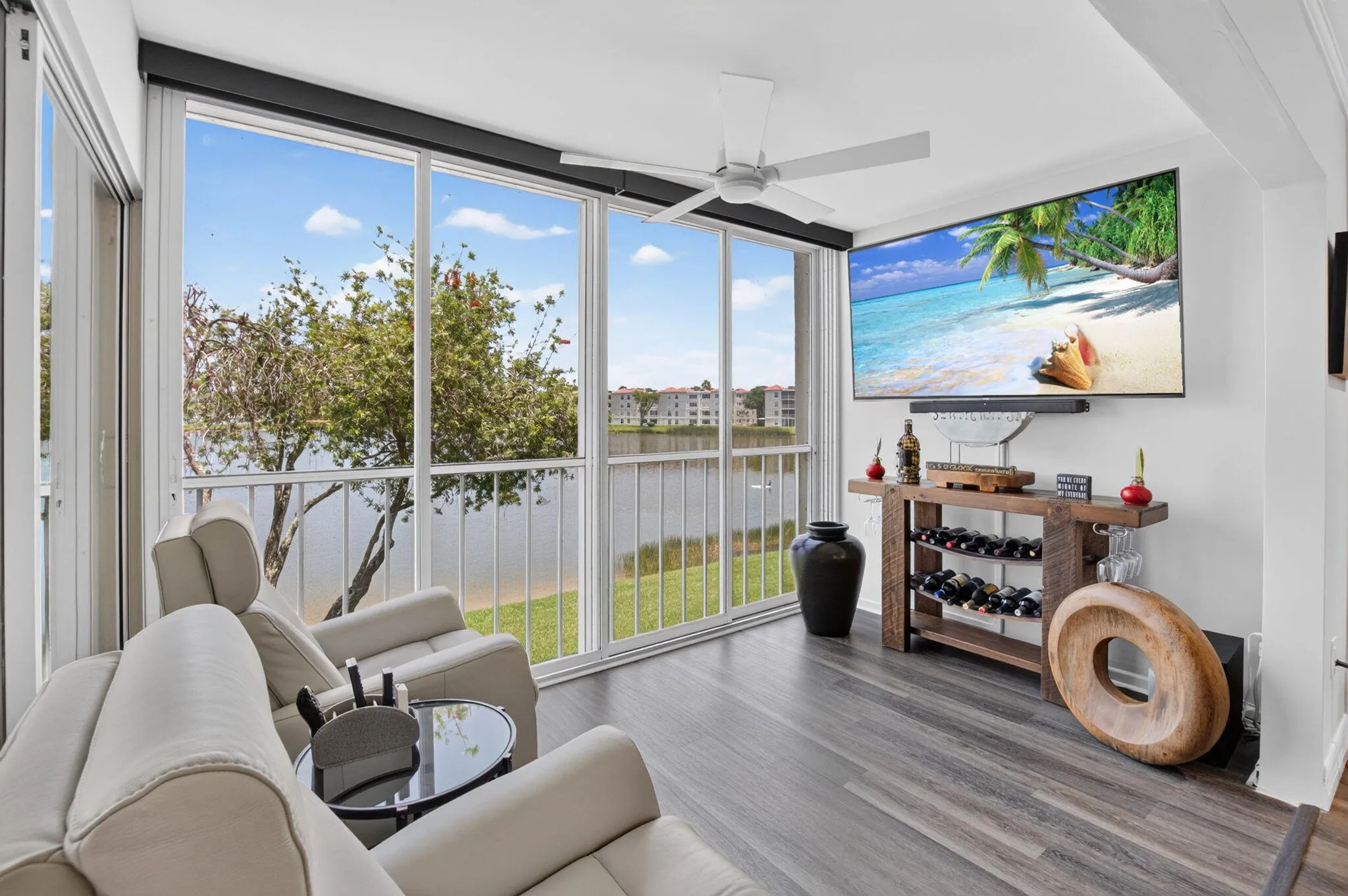 Lakeviews from screened porch