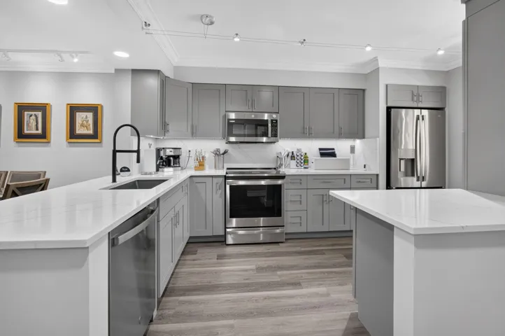 Open concept kitchen