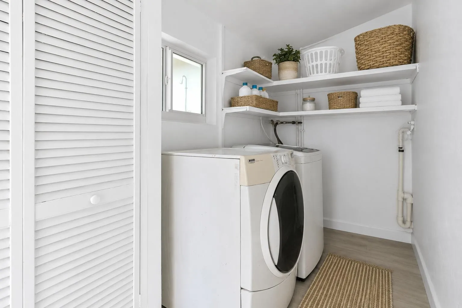Laundry Room Staged
