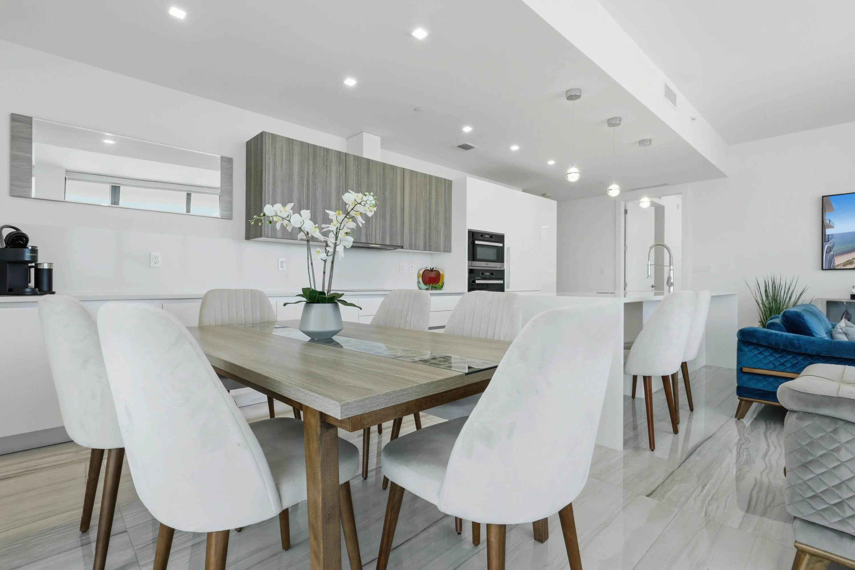 Dining Area & Kitchen Counter