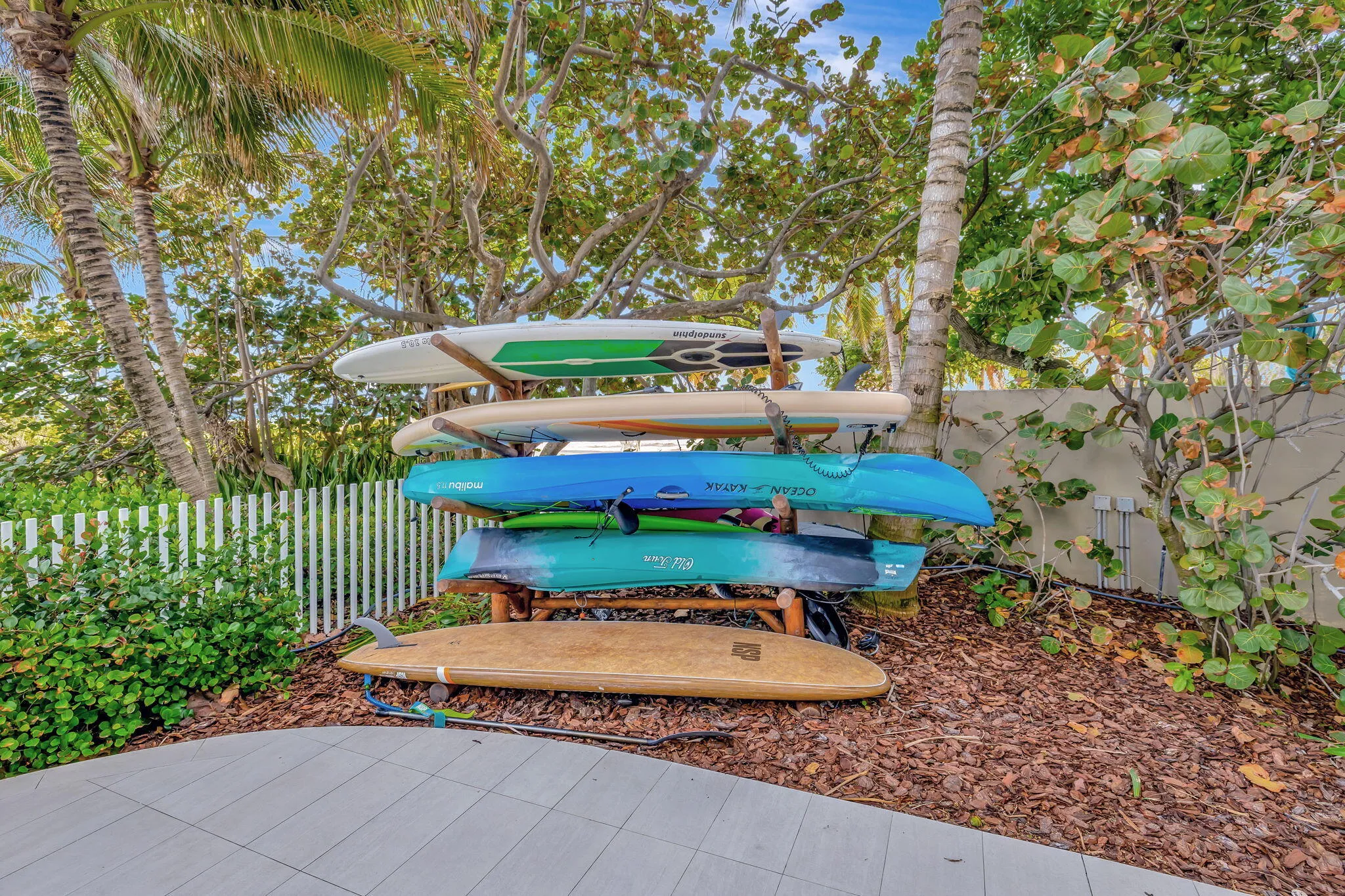 Kyack and surf board Storage