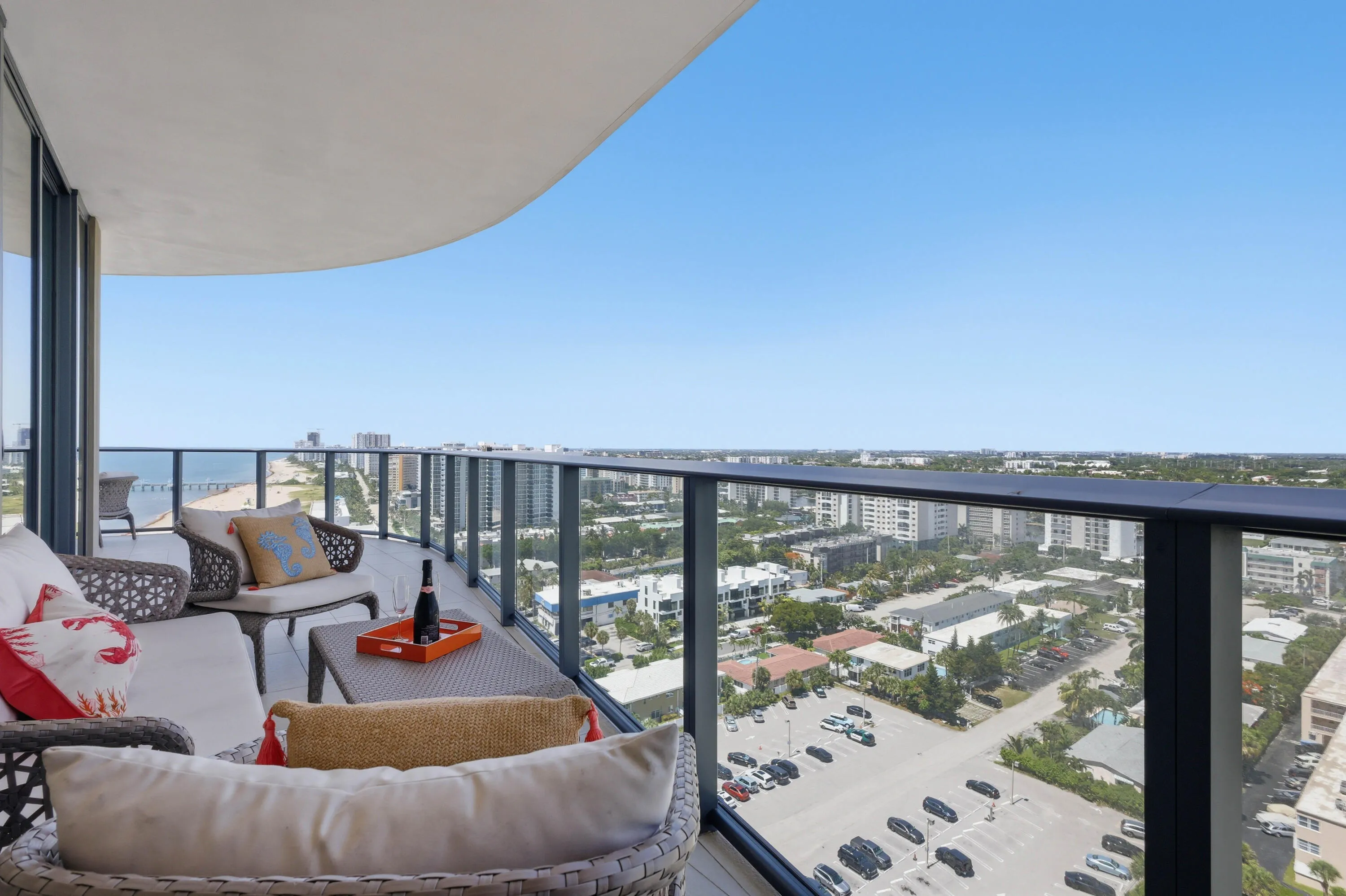 Views of Pompano Beach & FT Lauderdale Beach
