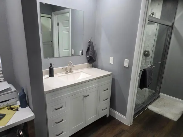 Master Shower and sink