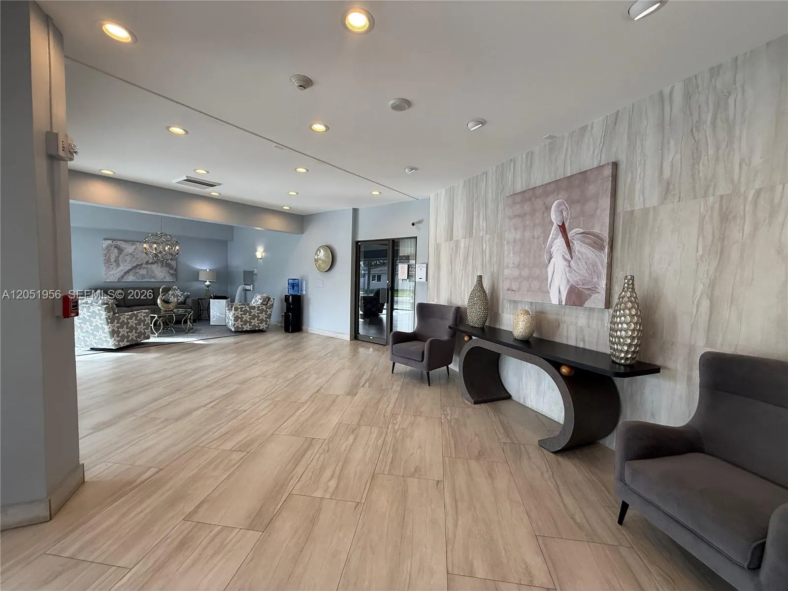 Building entrance lobby