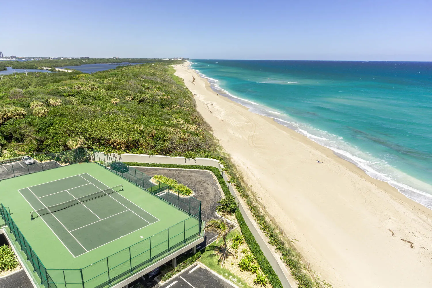 Tennis Court by the Sea