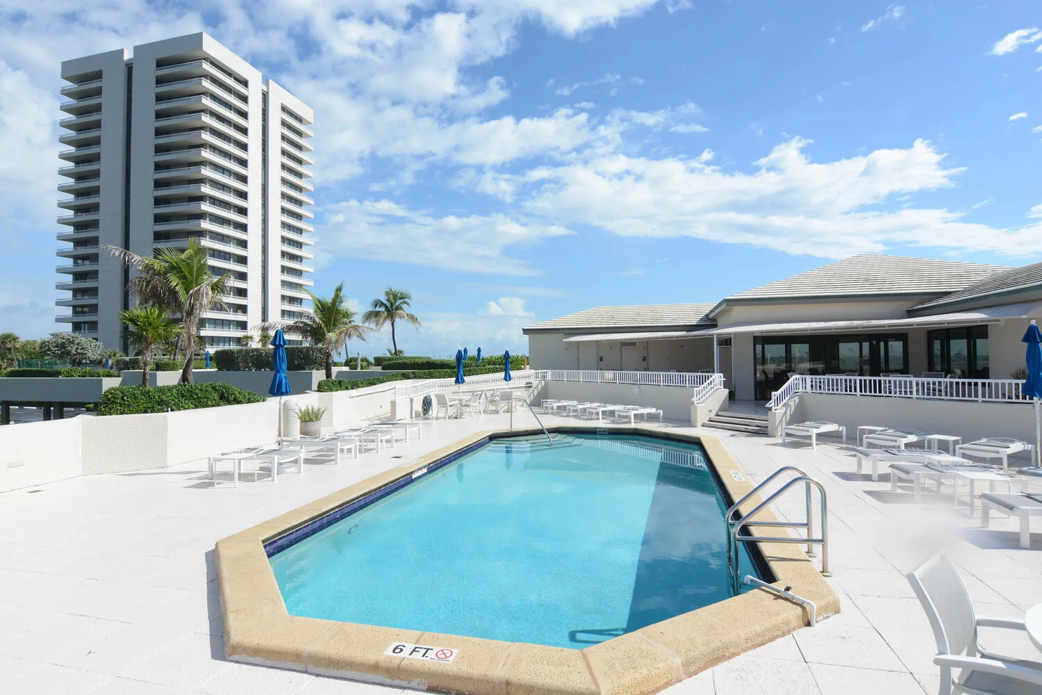 One of two Heated Pools