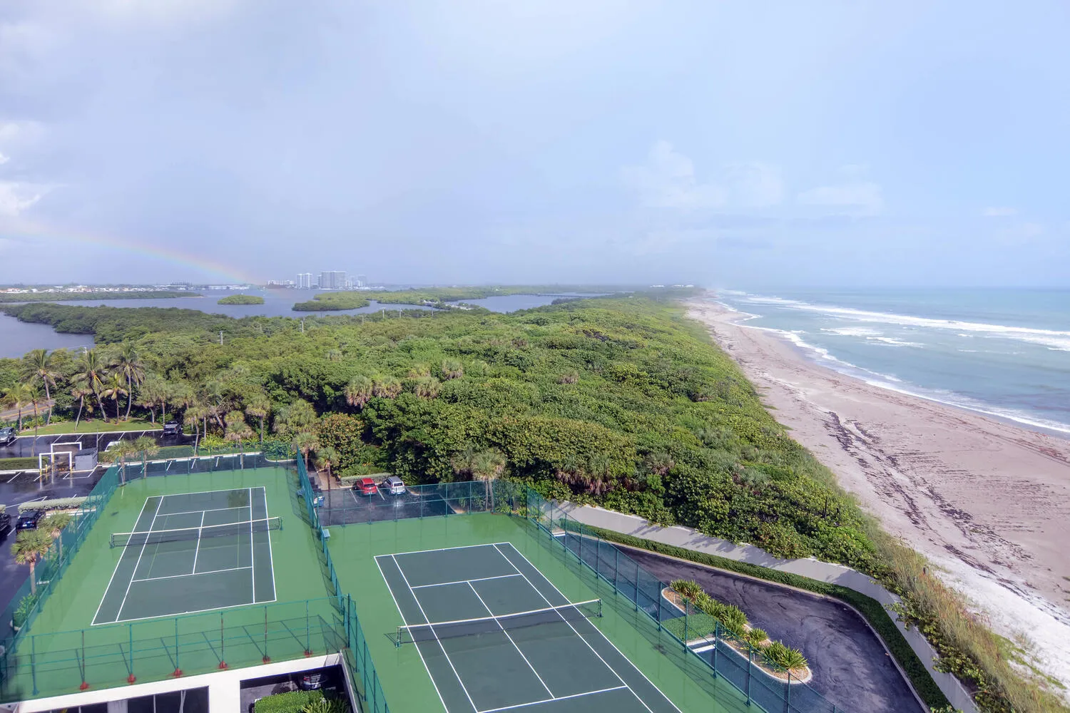Two Tennis Courts