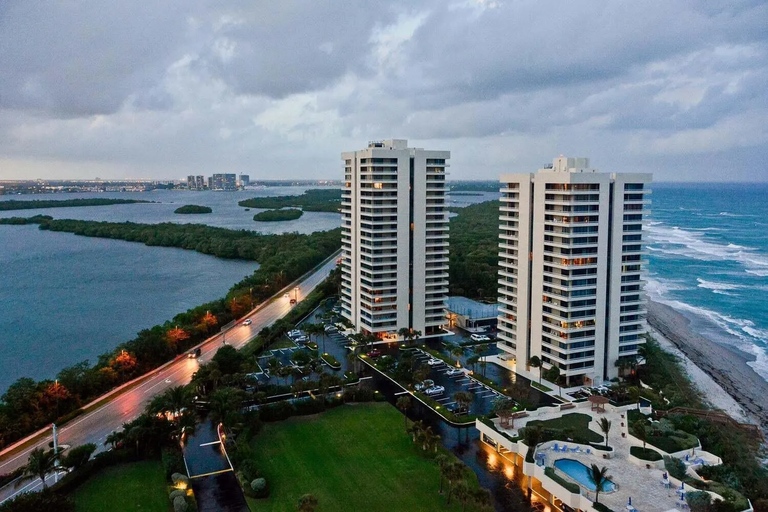 Water Glades Evening Aerial of 100 & 200