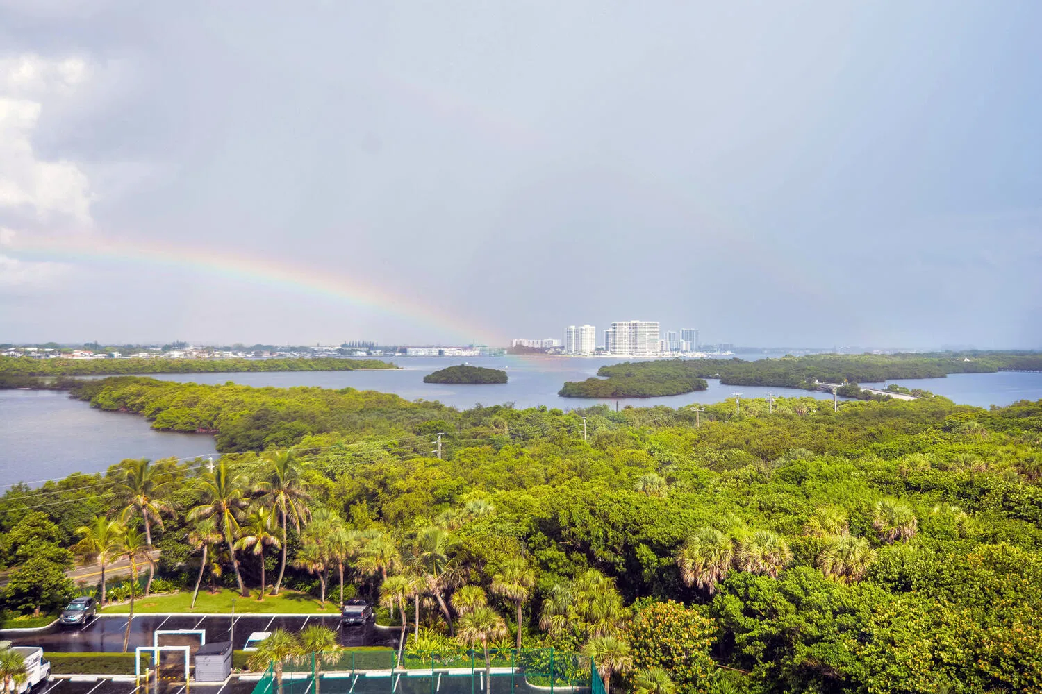 A Rainbow View from your Condo